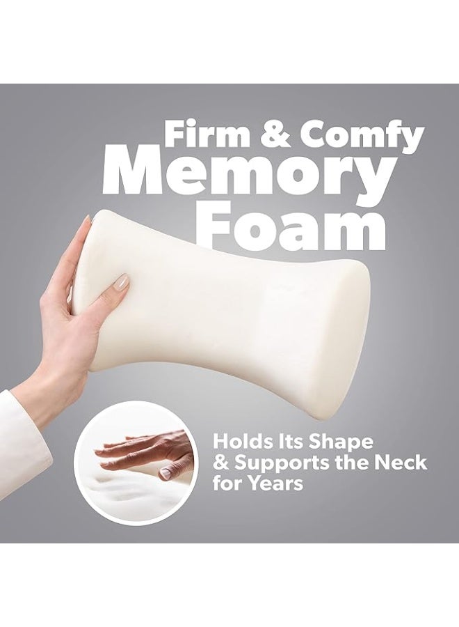 وسادة دعم الرقبة ومسند الرأس – ميموري فوم طبي احترافي لكراسي المكتب، الكراسي الهزازة، ومقاعد السيارات الرياضية - Image 3